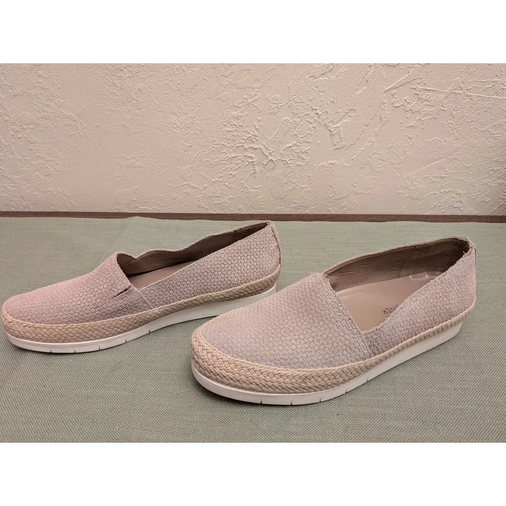 Donald Pliner Women's Beige Woven Espadrille Flats‎ Slip On Shoes Size 6M
